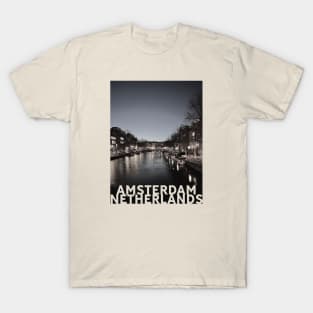 Amsterdam Netherlands Canals Travel T-Shirt